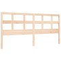 Estructura de cama con cabecero madera maciza 200x200 cm de vidaXL, Camas y somieres - Ref: Foro24-3194851, Precio: 145,45 €,...