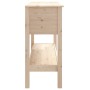 Solid pine wood console table 100x35x75 cm by vidaXL, Side tables - Ref: Foro24-814624, Price: 97,65 €, Discount: %