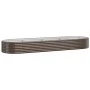 Brown powder coated steel flower bed planter 322x100x36cm by vidaXL, Pots and planters - Ref: Foro24-319000, Price: 63,15 €, ...