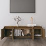 TV-Schrank aus braunem Eichensperrholz, 120 x 30 x 40,5 cm von vidaXL, TV-Möbel - Ref: Foro24-813052, Preis: 85,95 €, Rabatt: %