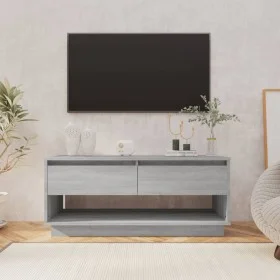 Sonoma gray engineered wood TV cabinet 102x41x44 cm by vidaXL, TV Furniture - Ref: Foro24-812973, Price: 56,87 €, Discount: %