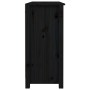 Aparador de madera maciza de pino negro 100x35x74,5 cm de vidaXL, Aparadores - Ref: Foro24-814553, Precio: 137,03 €, Descuent...
