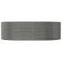 Gray powder coated steel flower bed planter 212x140x68 cm by vidaXL, Pots and planters - Ref: Foro24-319094, Price: 95,30 €, ...