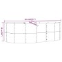 Gray powder coated steel flower bed planter 212x140x68 cm by vidaXL, Pots and planters - Ref: Foro24-319094, Price: 97,67 €, ...