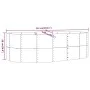 Gray powder coated steel flower bed planter 212x140x68 cm by vidaXL, Pots and planters - Ref: Foro24-319094, Price: 95,30 €, ...