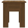 Oak brown engineered wood coffee table 40x40x42 cm by vidaXL, Coffee table - Ref: Foro24-813073, Price: 24,58 €, Discount: %
