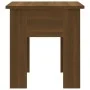 Oak brown engineered wood coffee table 40x40x42 cm by vidaXL, Coffee table - Ref: Foro24-813073, Price: 24,28 €, Discount: %