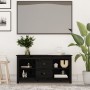 Massiver TV-Schrank aus schwarzem Kiefernholz, 103 x 36,5 x 52 cm von vidaXL, TV-Möbel - Ref: Foro24-814573, Preis: 77,92 €, ...