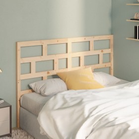 Solid pine wood bed headboard 166x4x100 cm by vidaXL, Headboards and footboards - Ref: Foro24-814204, Price: 50,40 €, Discoun...