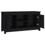 TV-Ständer aus massivem Kiefernholz schwarz 103x36,5x52 cm von vidaXL, TV-Möbel - Ref: Foro24-814588, Preis: 109,77 €, Rabatt: %