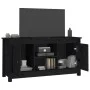 Solid black pine wood TV stand 103x36.5x52 cm by vidaXL, TV Furniture - Ref: Foro24-814588, Price: 108,32 €, Discount: %