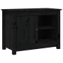 Solid black pine wood TV stand 70x36.5x52 cm by vidaXL, TV Furniture - Ref: Foro24-814583, Price: 83,10 €, Discount: %