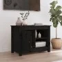 Solid black pine wood TV stand 70x36.5x52 cm by vidaXL, TV Furniture - Ref: Foro24-814583, Price: 83,10 €, Discount: %