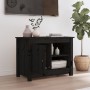 TV-Ständer aus massivem Kiefernholz schwarz 70x36,5x52 cm von vidaXL, TV-Möbel - Ref: Foro24-814583, Preis: 84,22 €, Rabatt: %