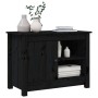 TV-Ständer aus massivem Kiefernholz schwarz 70x36,5x52 cm von vidaXL, TV-Möbel - Ref: Foro24-814583, Preis: 84,22 €, Rabatt: %