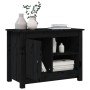 TV-Ständer aus massivem Kiefernholz schwarz 70x36,5x52 cm von vidaXL, TV-Möbel - Ref: Foro24-814583, Preis: 84,22 €, Rabatt: %