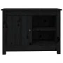 Solid black pine wood TV stand 70x36.5x52 cm by vidaXL, TV Furniture - Ref: Foro24-814583, Price: 83,10 €, Discount: %