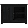 TV-Ständer aus massivem Kiefernholz schwarz 70x36,5x52 cm von vidaXL, TV-Möbel - Ref: Foro24-814583, Preis: 84,22 €, Rabatt: %