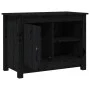 Solid black pine wood TV stand 70x36.5x52 cm by vidaXL, TV Furniture - Ref: Foro24-814583, Price: 83,10 €, Discount: %