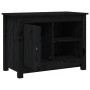 TV-Ständer aus massivem Kiefernholz schwarz 70x36,5x52 cm von vidaXL, TV-Möbel - Ref: Foro24-814583, Preis: 84,22 €, Rabatt: %