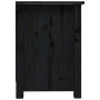 Solid black pine wood TV stand 70x36.5x52 cm by vidaXL, TV Furniture - Ref: Foro24-814583, Price: 83,10 €, Discount: %