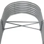 Gray powder coated steel flower bed planter 152x80x36 cm by vidaXL, Pots and planters - Ref: Foro24-318914, Price: 47,87 €, D...