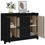 Solid black pine wood sideboard 100x35x74 cm by vidaXL, Sideboards - Ref: Foro24-814568, Price: 139,92 €, Discount: %