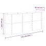 Gray powder coated steel flower bed planter 152x40x68 cm by vidaXL, Pots and planters - Ref: Foro24-318894, Price: 69,61 €, D...