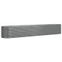 Gray powder coated steel flowerbed planter 440x80x68 cm by vidaXL, Pots and planters - Ref: Foro24-318969, Price: 111,10 €, D...