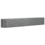 Gray powder coated steel flowerbed planter 440x80x68 cm by vidaXL, Pots and planters - Ref: Foro24-318969, Price: 130,24 €, D...