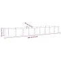 Gray powder coated steel flower bed planter 368x80x36 cm by vidaXL, Pots and planters - Ref: Foro24-318929, Price: 67,61 €, D...