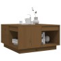 Solid honey brown pine wood coffee table 60x61x32.5 cm by vidaXL, Coffee table - Ref: Foro24-814532, Price: 58,78 €, Discount: %