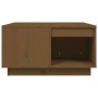 Solid honey brown pine wood coffee table 60x61x32.5 cm by vidaXL, Coffee table - Ref: Foro24-814532, Price: 58,78 €, Discount: %