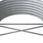Grauer pulverbeschichteter Blumenbeet-Pflanzkasten aus Stahl, 512 x 80 x 36 cm von vidaXL, Töpfe und Pflanzgefäße - Ref: Foro...