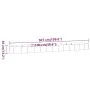 Jardinera arriate acero recubrimiento polvo gris 507x100x36 cm de vidaXL, Maceteros y jardineras - Ref: Foro24-319009, Precio...