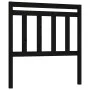 Cabecero de cama madera maciza de pino negro 81x4x100 cm de vidaXL, Cabeceros y pies de cama - Ref: Foro24-814073, Precio: 35...