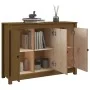 Solid pine wood sideboard in honey brown color, 100x35x74 cm by vidaXL, Sideboards - Ref: Foro24-814562, Price: 101,87 €, Dis...