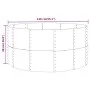 Jardinera arriate acero recubrimiento polvo verde 140x140x68 cm de vidaXL, Maceteros y jardineras - Ref: Foro24-319088, Preci...