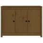 Solid pine wood sideboard in honey brown color, 100x35x74 cm by vidaXL, Sideboards - Ref: Foro24-814562, Price: 102,83 €, Dis...