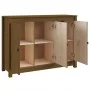 Solid pine wood sideboard in honey brown color, 100x35x74 cm by vidaXL, Sideboards - Ref: Foro24-814562, Price: 101,87 €, Dis...