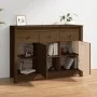 Honigbraunes Sideboard aus massiver Kiefer 100x35x74 cm von vidaXL, Sideboards - Ref: Foro24-814557, Preis: 191,46 €, Rabatt: %