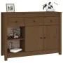 Honigbraunes Sideboard aus massiver Kiefer 100x35x74 cm von vidaXL, Sideboards - Ref: Foro24-814557, Preis: 191,46 €, Rabatt: %
