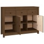 Honigbraunes Sideboard aus massiver Kiefer 100x35x74 cm von vidaXL, Sideboards - Ref: Foro24-814557, Preis: 194,58 €, Rabatt: %