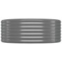 Gray powder coated steel flower bed planter 175x100x36 cm by vidaXL, Pots and planters - Ref: Foro24-318989, Price: 47,02 €, ...