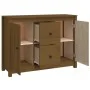 Honigbraunes Sideboard aus massivem Kiefernholz, 100 x 35 x 74 cm von vidaXL, Sideboards - Ref: Foro24-814567, Preis: 109,37 ...