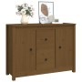 Honigbraunes Sideboard aus massivem Kiefernholz, 100 x 35 x 74 cm von vidaXL, Sideboards - Ref: Foro24-814567, Preis: 109,37 ...