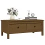 Solid pine honey brown coffee table 100x50x40 cm by vidaXL, Coffee table - Ref: Foro24-814607, Price: 106,42 €, Discount: %