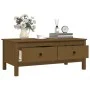 Solid pine honey brown coffee table 100x50x40 cm by vidaXL, Coffee table - Ref: Foro24-814607, Price: 106,42 €, Discount: %