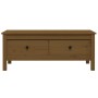 Solid pine honey brown coffee table 100x50x40 cm by vidaXL, Coffee table - Ref: Foro24-814607, Price: 107,79 €, Discount: %