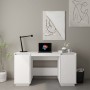 Schreibtisch aus massivem weißem Kiefernholz, 140 x 50 x 75 cm von vidaXL, Schreibtische - Ref: Foro24-814325, Preis: 160,95 ...